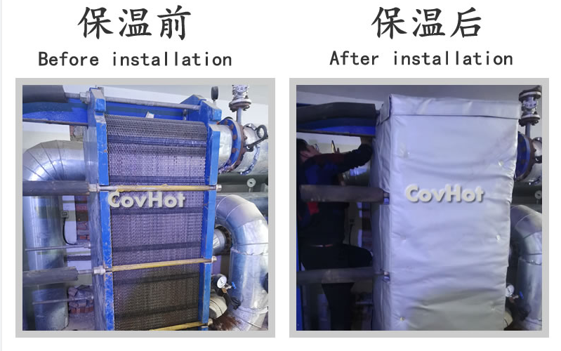板式<a href=http://www.89986.cn/e/tags/?tagname=%E6%8D%A2%E7%83%AD%E5%99%A8%E4%BF%9D%E6%B8%A9 target=_blank class=infotextkey>換熱器保溫</a>套,板換保溫罩